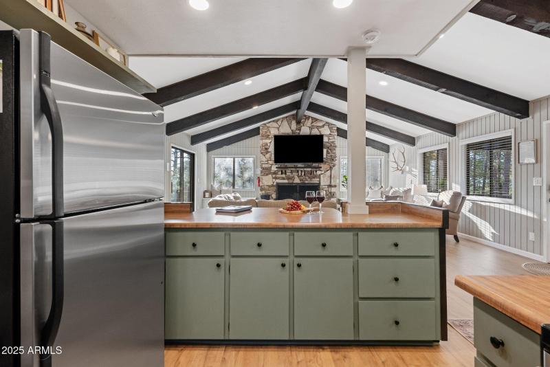 Kitchen into Great Room