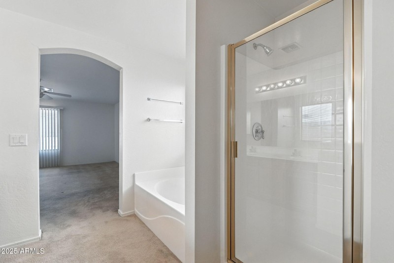 Separate Tub & Shower