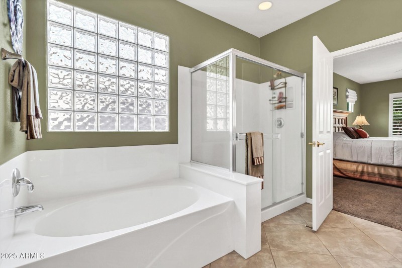 Primary Bath with Tub