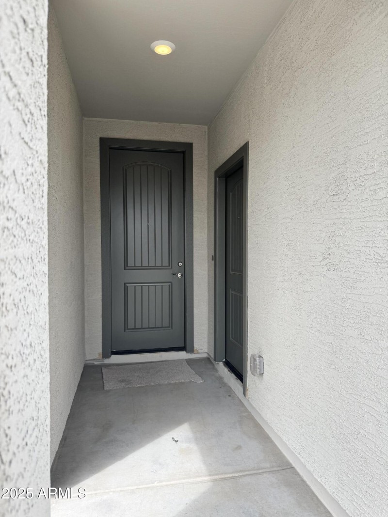 Front door and suite