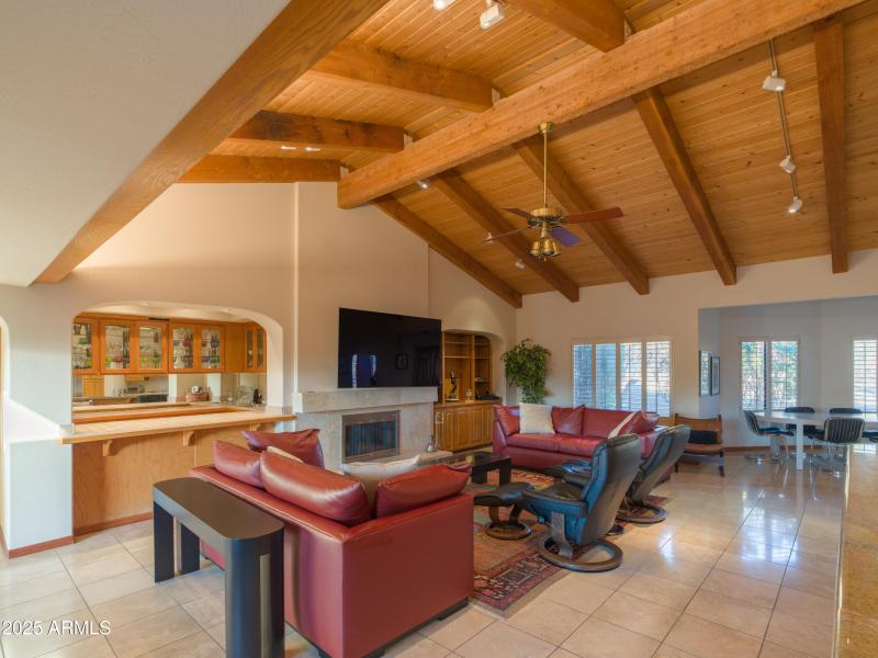 Family Room & Wet Bar
