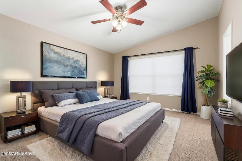 Primary Suite - Virtually Staged