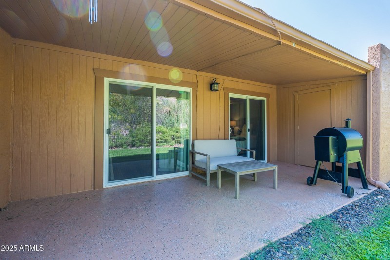 Rear Covered Patio