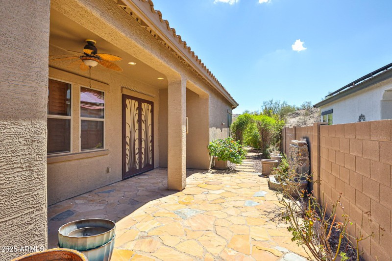 West Side Yard Covered Patio