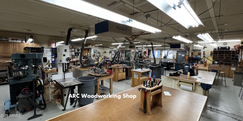 Woodworking shop