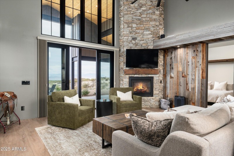 Fireplace + Views