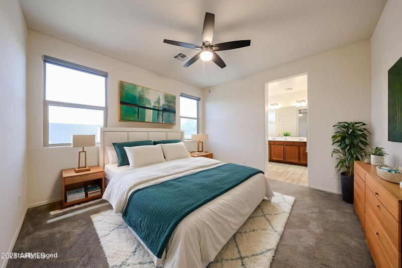 Primary Bedroom - Virtually Staged