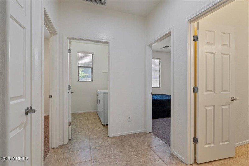 Hallway to guest bed/bath