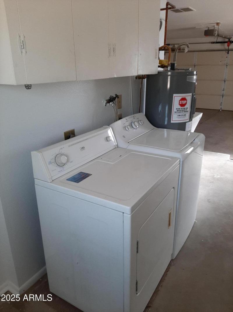 Washer and Dryer included