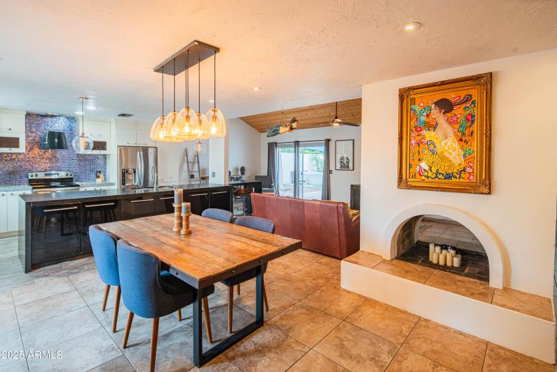 Dining and Kitchen Area