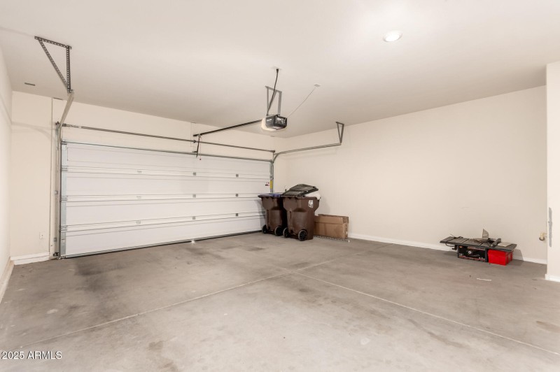 Garage with opener