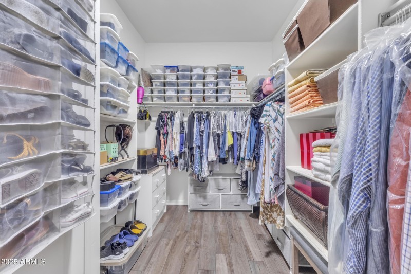 Large walk in closet