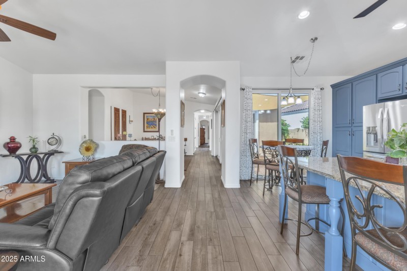 Upgraded tile flooring