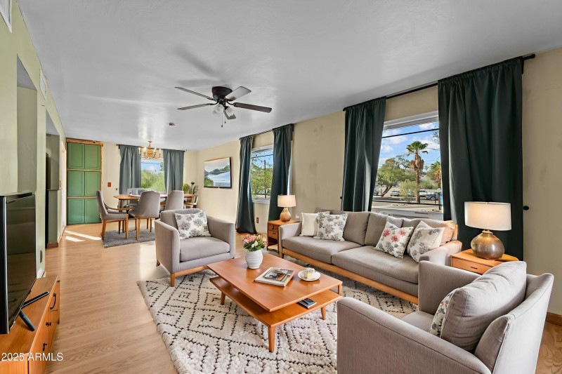 Virtual Staged Image- Living Room