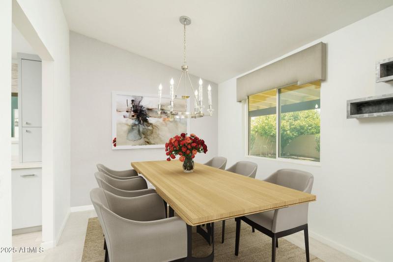 Staged Dining Room