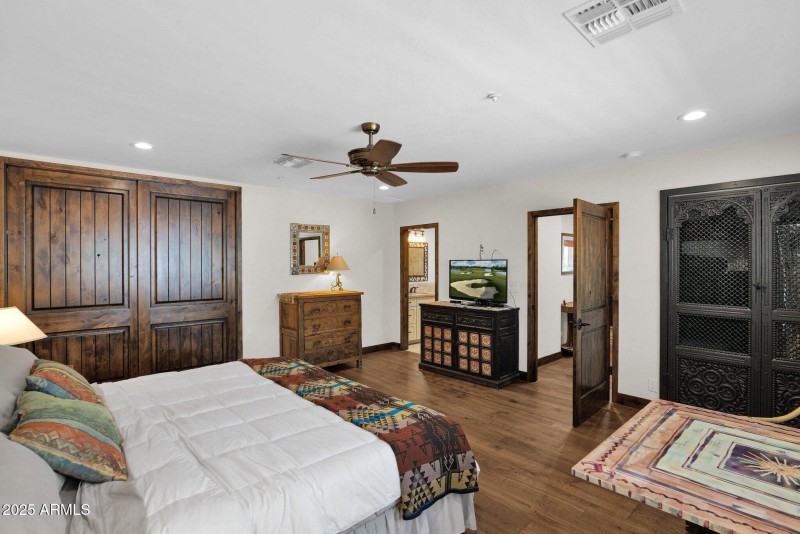 Guest Bedroom Bunk Beds' door closed