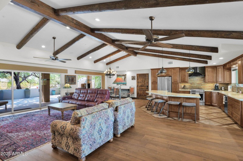 Living Room and Kitchen