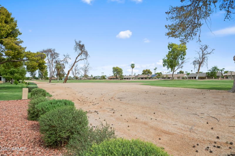 NE View of Golf Course