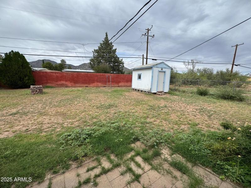 Backyard and Shed