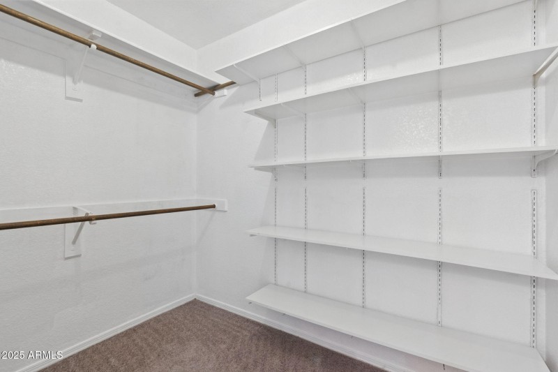 Primary walk-in closet