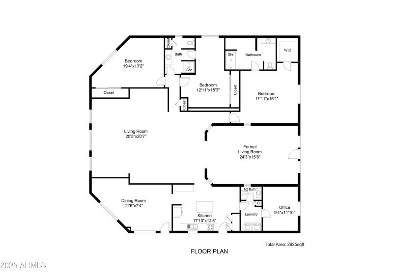 Floorplan w Dim