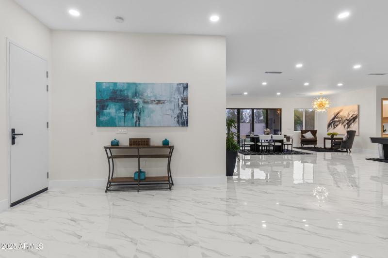 Entrance from Garage