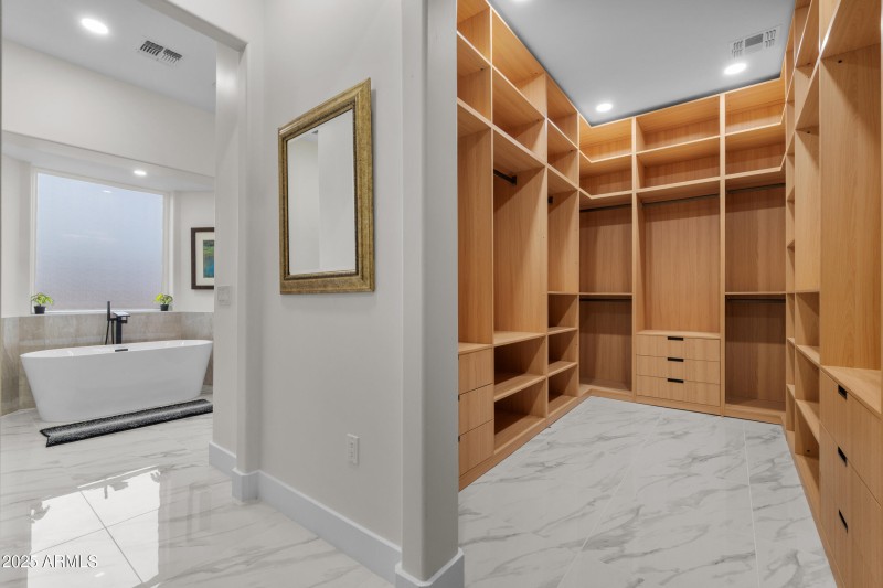 Master Walk-in Closet