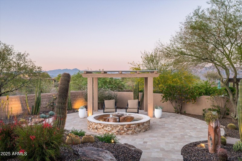 Private Covered Sitting Area