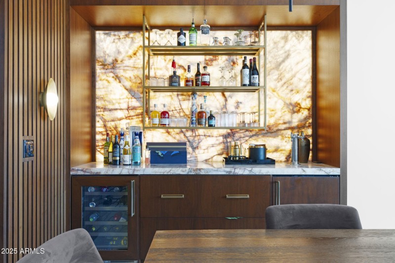 Backlit Quartz Bar