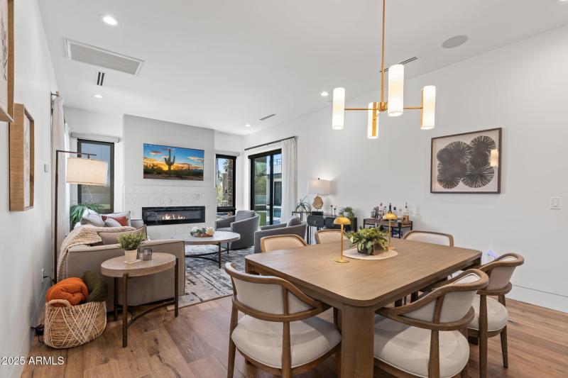 Guest Room Dining in Living Room