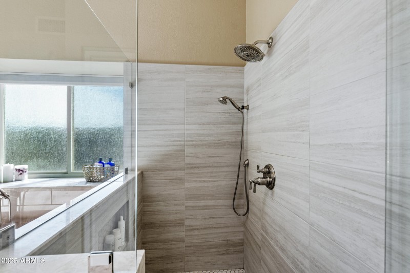 Primary bathroom shower