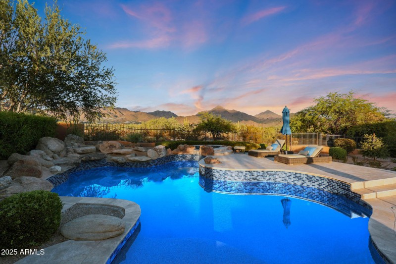 Pool with Mountain Views