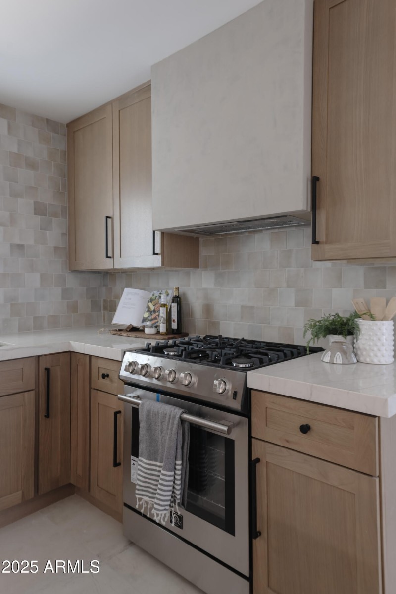 Custom Plastered Hood Vent