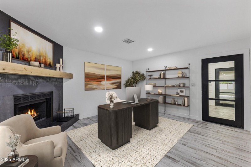 Bright Home Office with Views