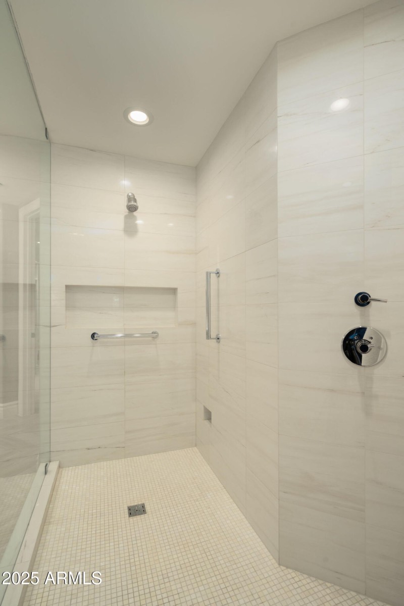 redesigned large shower