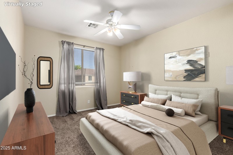 Virtually Staged Owners Suite