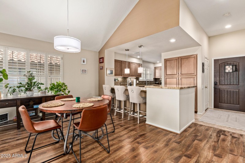 Dining + Kitchen Area