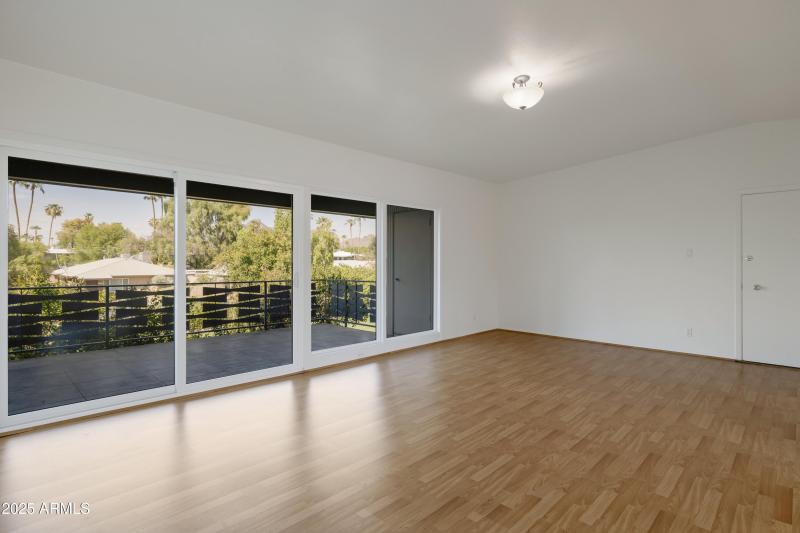 Living Room with Large Balcony