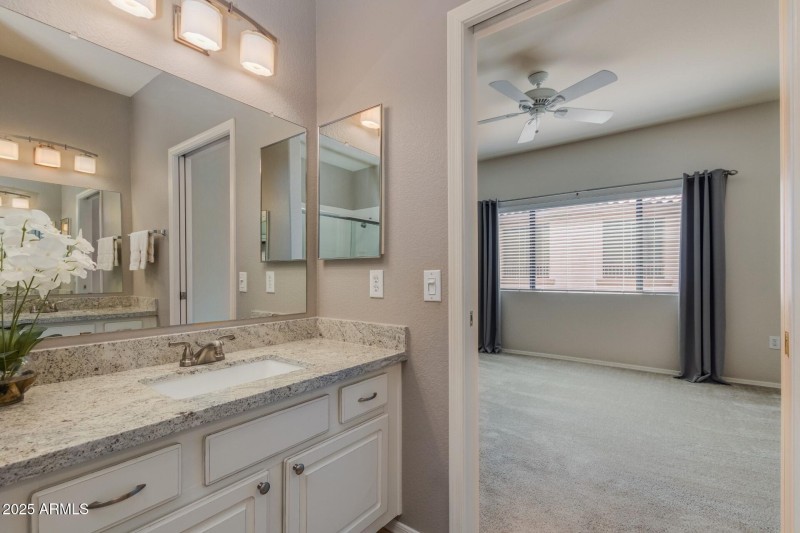 Primary Bath with Granite Dual Sinks