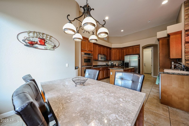 View of kitchen from Breakfast Rm
