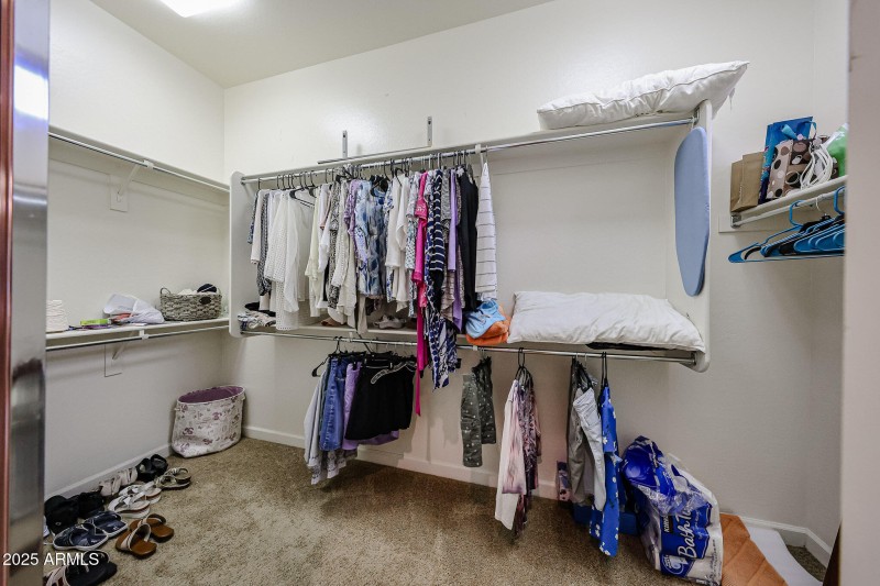 Primary suite closet