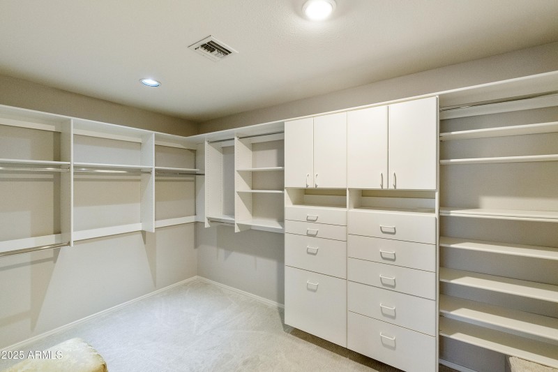 Primary Suite walk-in closet