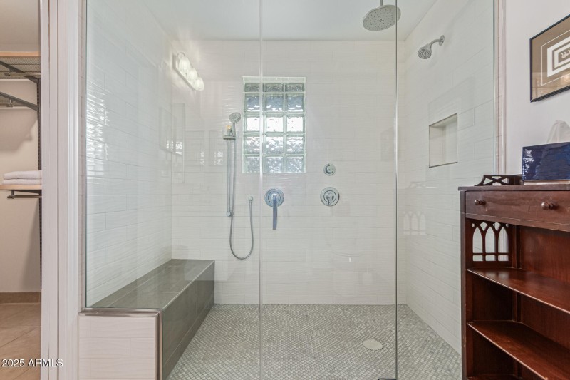 remodeled shower