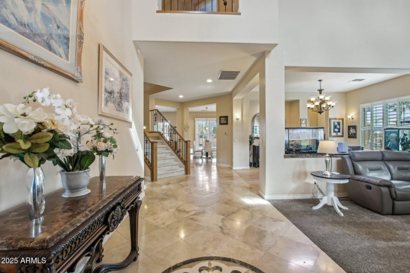 Entry from front door