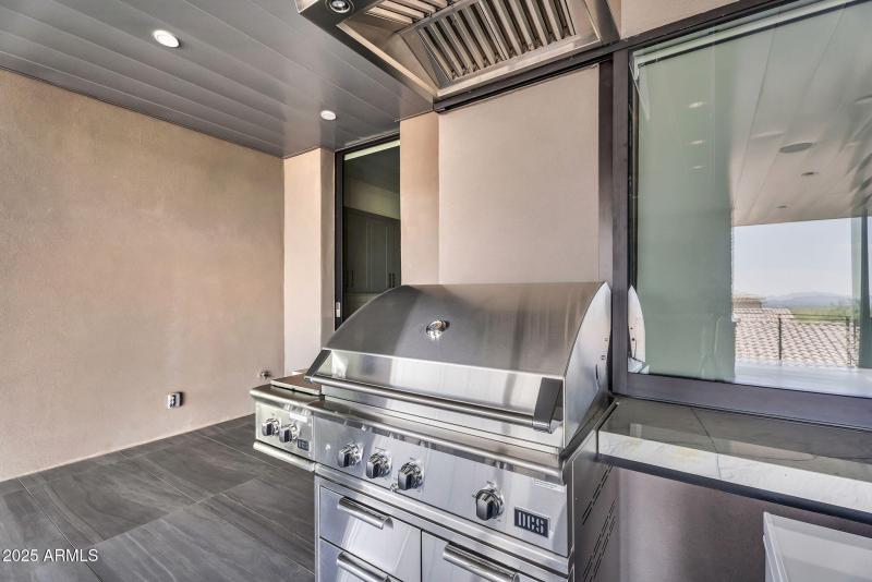 Covered Patio Kitchen