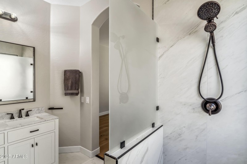 Primary bathroom shower