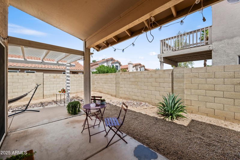 Covered Back Patio