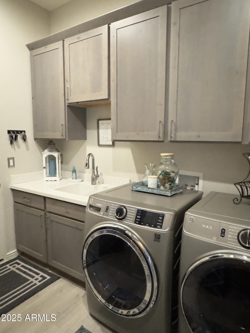 Utility Sink & Cabinets