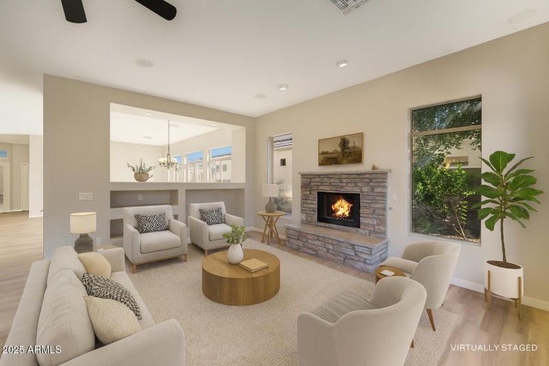 FamilyRoom-Virtually Staged