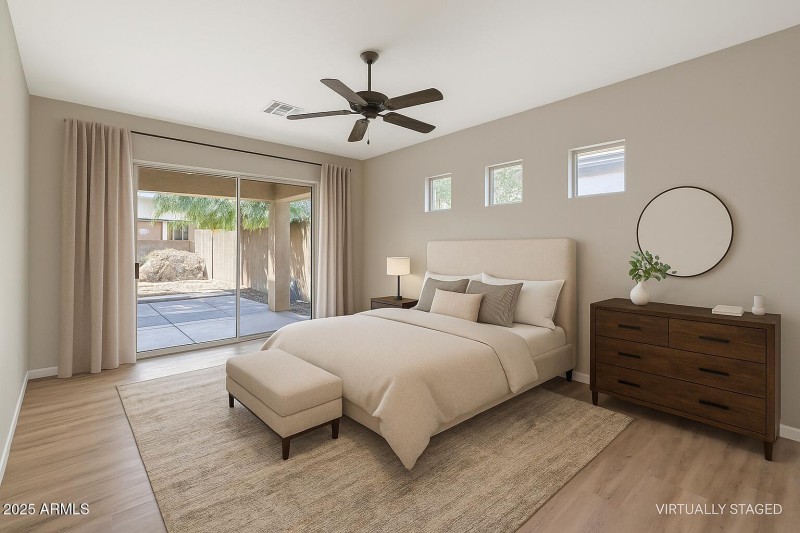 Primary Bedroom-Virtually Staged